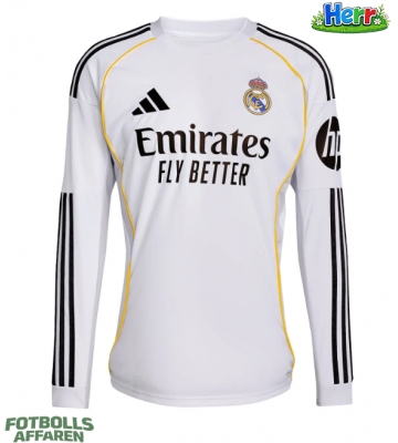 Real Madrid Hemmatröja 2025-26 Långärmad